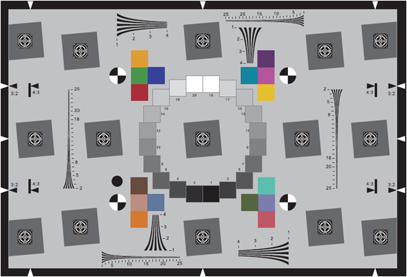 ISO12233:2014 eSFR分辨率测试卡增强型